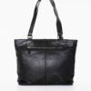 Leather Shoulder Bag NK2028 - Black