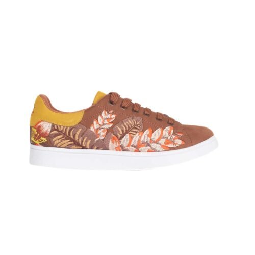 Mangará Women's Sneakers Embroidery Suede