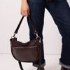 STELLA Leather Handbag - Brown & Cognac