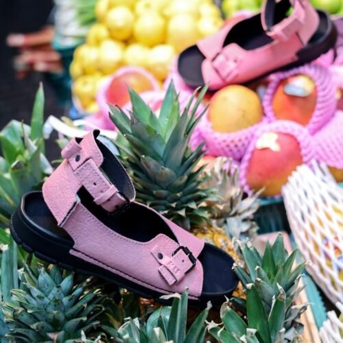 TOKU Athens Vegan Sandals - Pink