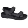 Lauri Leather Sandals - Black
