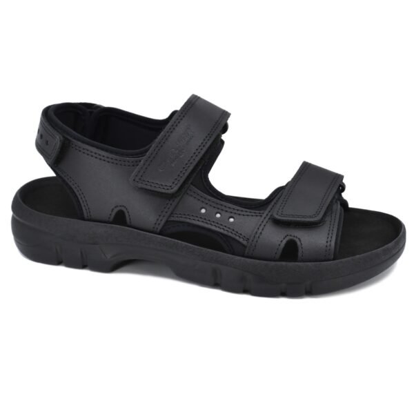 Lauri Leather Sandals - Black